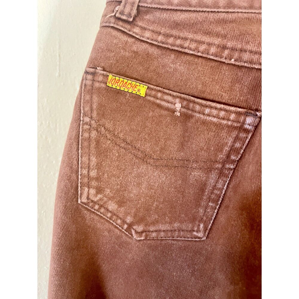 Vintage 80s 90s JORDACHE Brown High Waist Jeans - Size 5/6